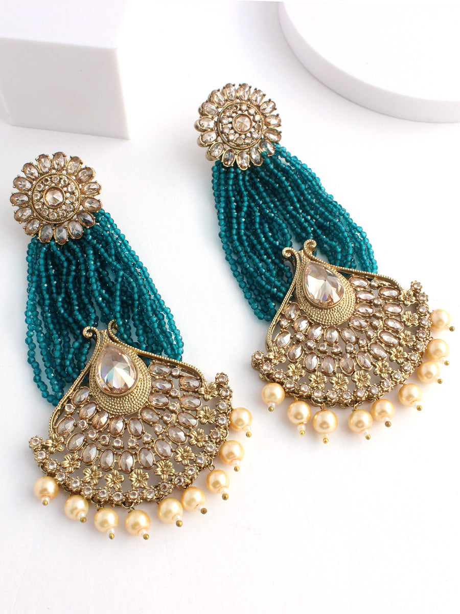 Rama green deals earrings