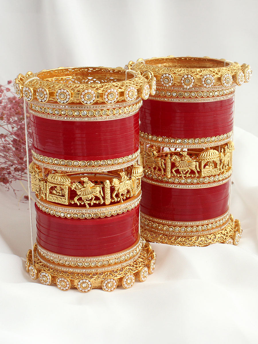 Traditional Punjabi Designs, Authentic Indian Bangles, and Elegant Kundan Bangles for Your Special Day