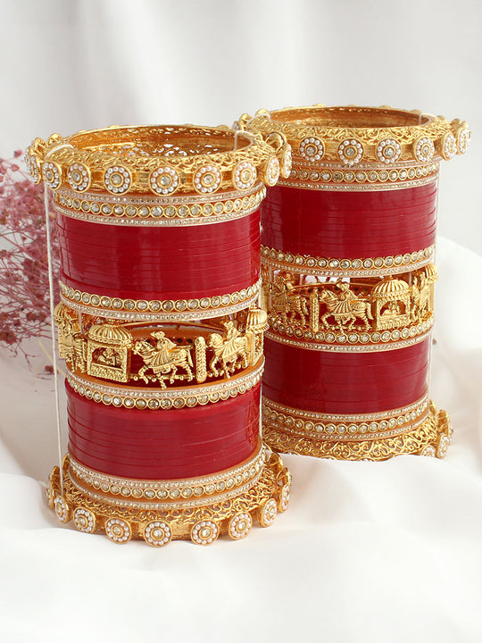 Traditional Punjabi Designs, Authentic Indian Bangles, and Elegant Kundan Bangles for Your Special Day