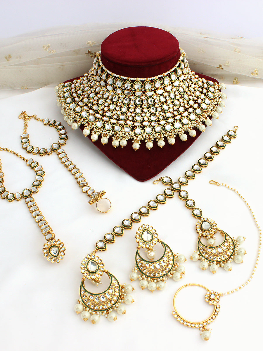 Aishwarya Bridal Set-White