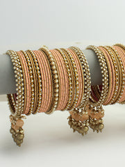 Mohika Bangle Set / Stack-Peach