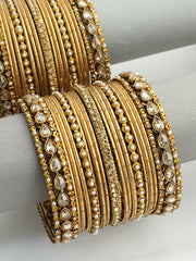 Zareen Bangle Set / Stack-gold