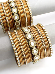 Pia Bangle Set / Stack-Gold