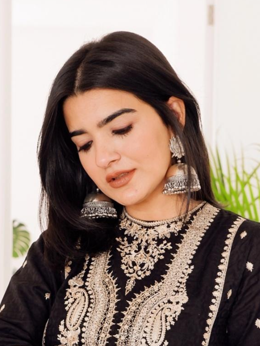 Ethnic Wear Black Heavy Earrings for Saree or Suit/sharara Wear/new Arrival  Heavy Jhumka Earrings/eid Jhumka/diwali Jhumka - Etsy Hong Kong