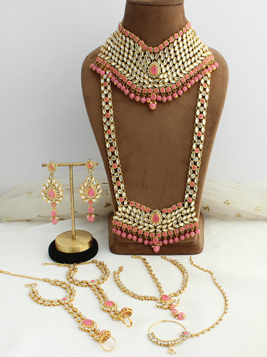 Prachi Bridal Set - Pink