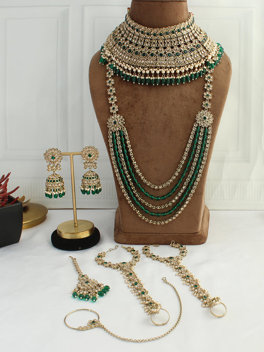 Kavisha Bridal Set-Green 