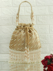 Shanvi Potli Bag-gold