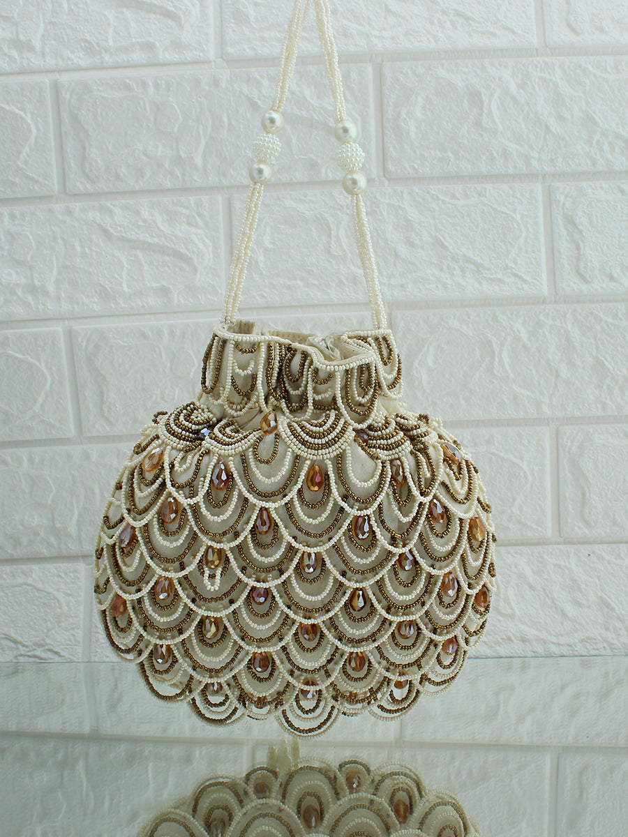 Navya Potli Bag-Ivory
