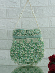 Navya Potli Bag-Mint Green