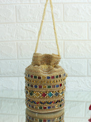 Heer Potli Bag-Gold