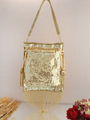 Virisha Potli Bag-Gold