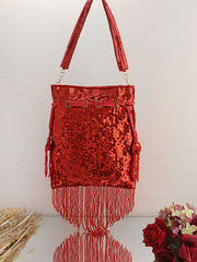 Virisha Potli Bag-Maroon