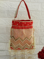 Somya Potli Bag-Red