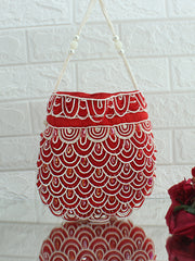 Navya Potli Bag-Red
