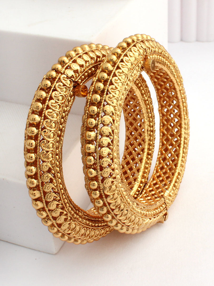 Revti Bangle Set-Gold