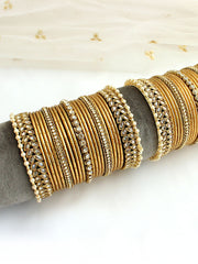 Surveen Bangle Set / Stack-gold