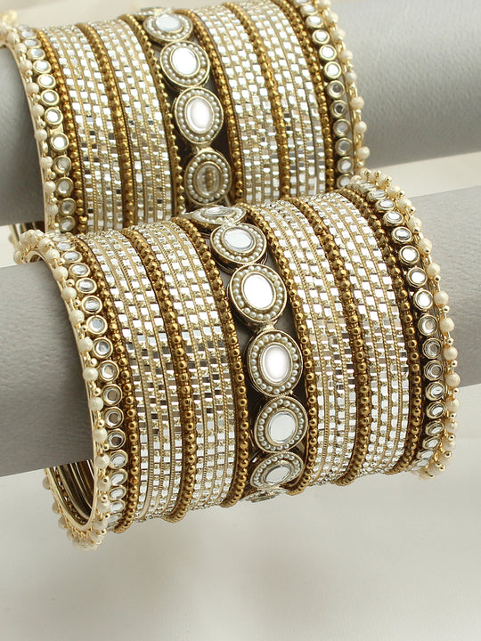 Roshini Bangle Set / Stack-Gold