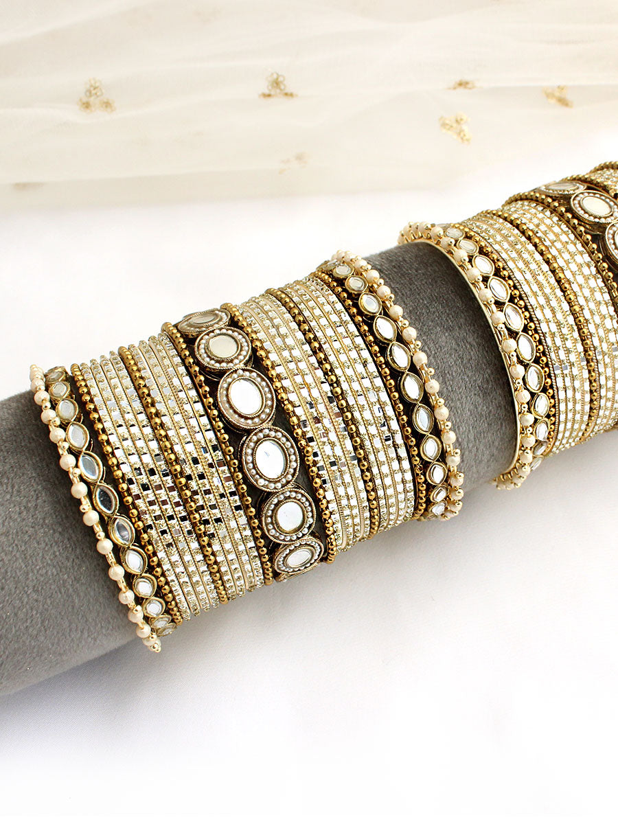 Roshini Bangle Set / Stack-Gold