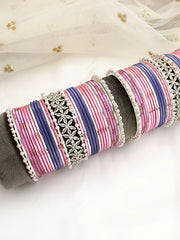 Krishvi Bangle Set / Stack-Pink