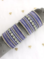 Raha Bangle Set / Stack -Lavender