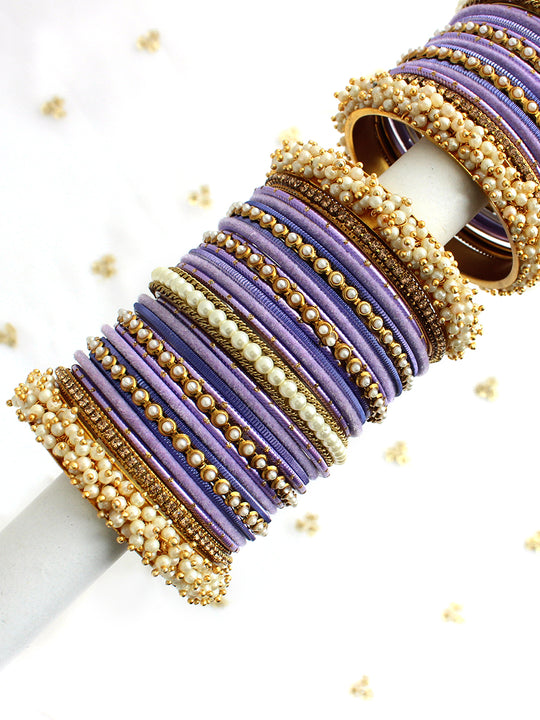 Panvi Bangle set-Lavender