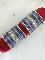 Shrivi Bangle Set / Stack-Lavender