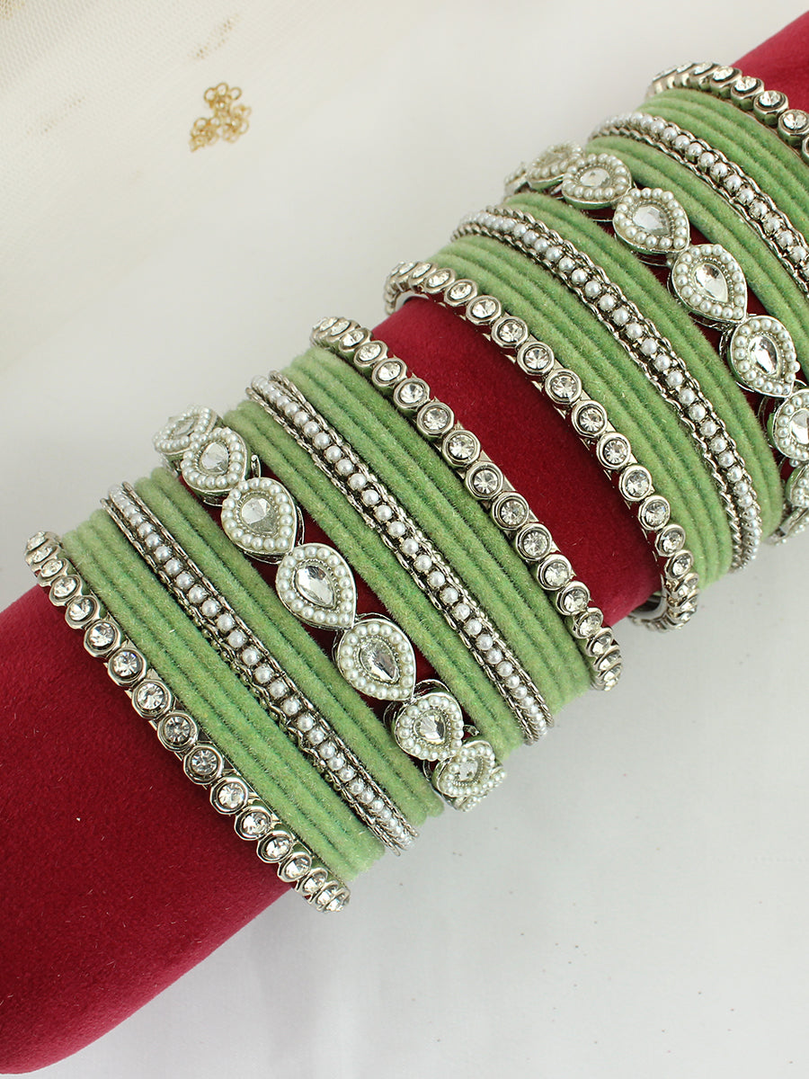 Mishali Bangle Set / Stack-
