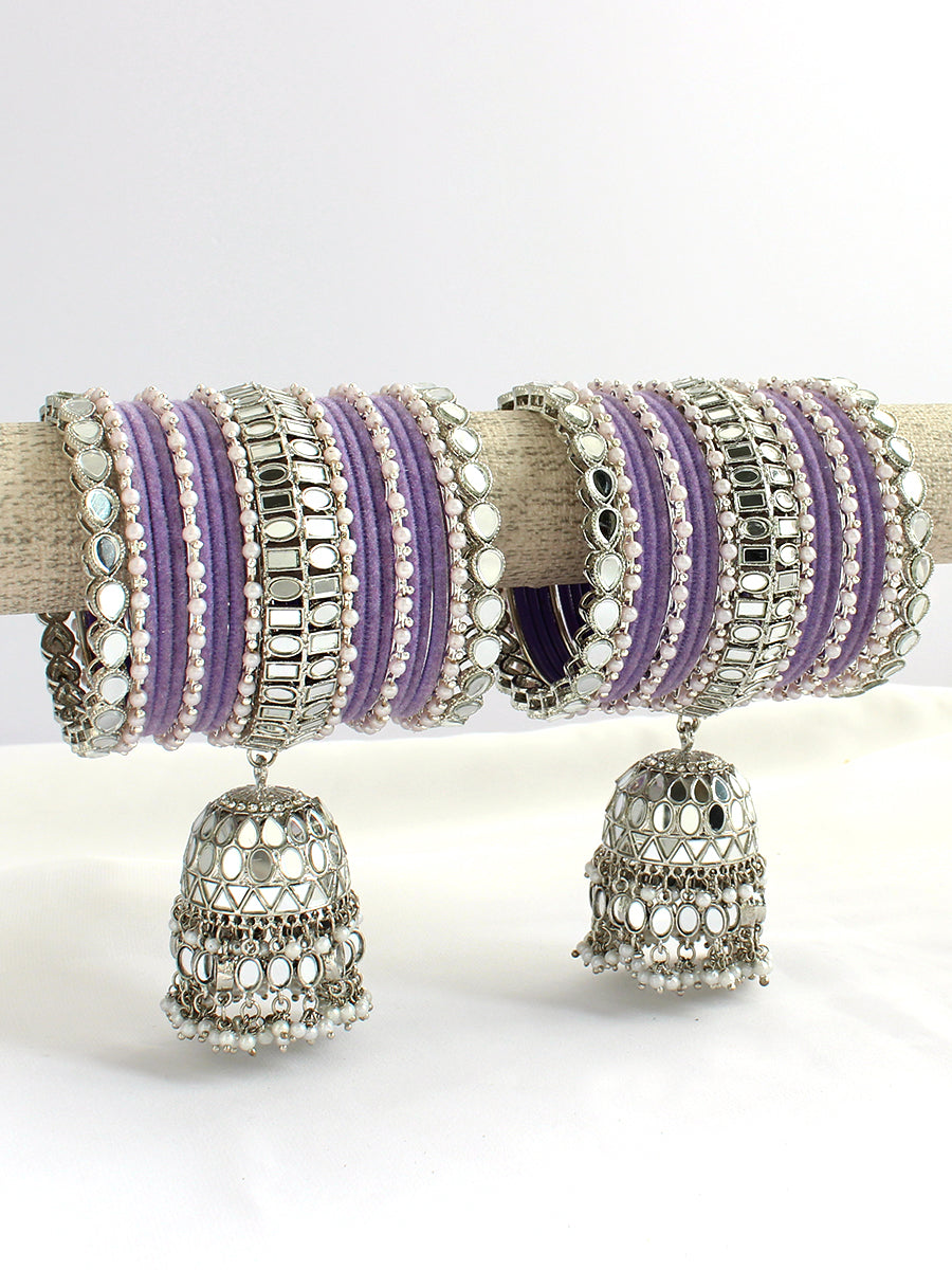 Tanishi Bangle Set / Stack-lavender