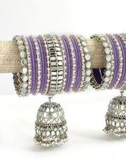 Tanishi Bangle Set / Stack-Lavender