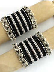 Tisha Bangle Set / Stack-Black