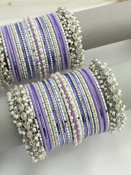 Vianshi Bangle Set / Stack -Lavender