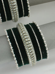 Lara Bangle Set / Stack - green