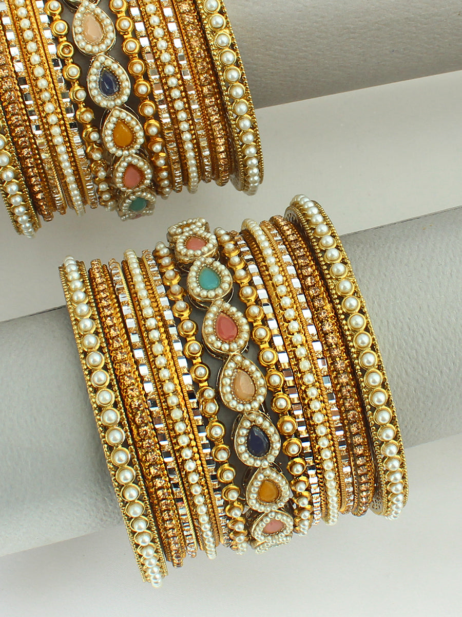 Anandi Bangle Set / Stack-Multiolor