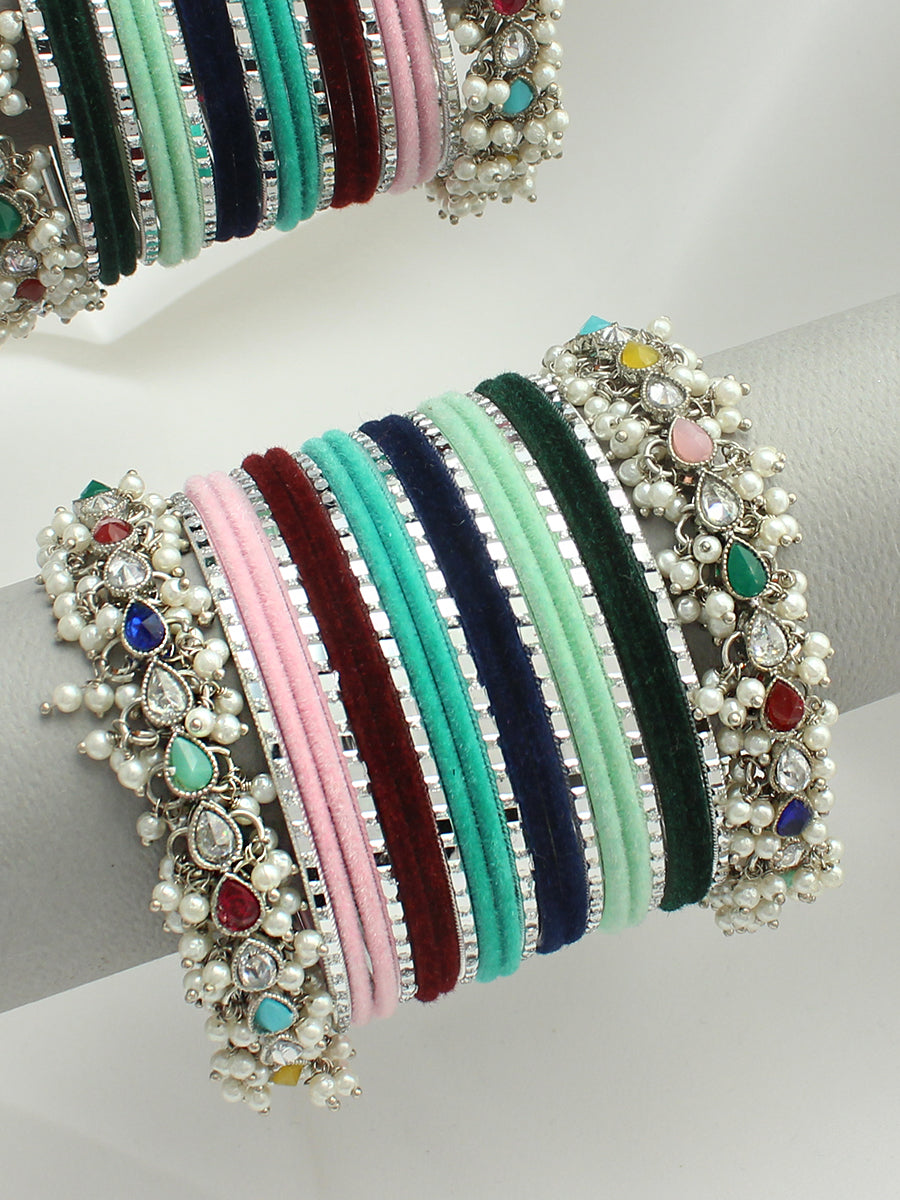 Shirin Bangle Set / Stack -Multicolor