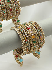 Rimsha Bangle Set / Stack-Multicolor