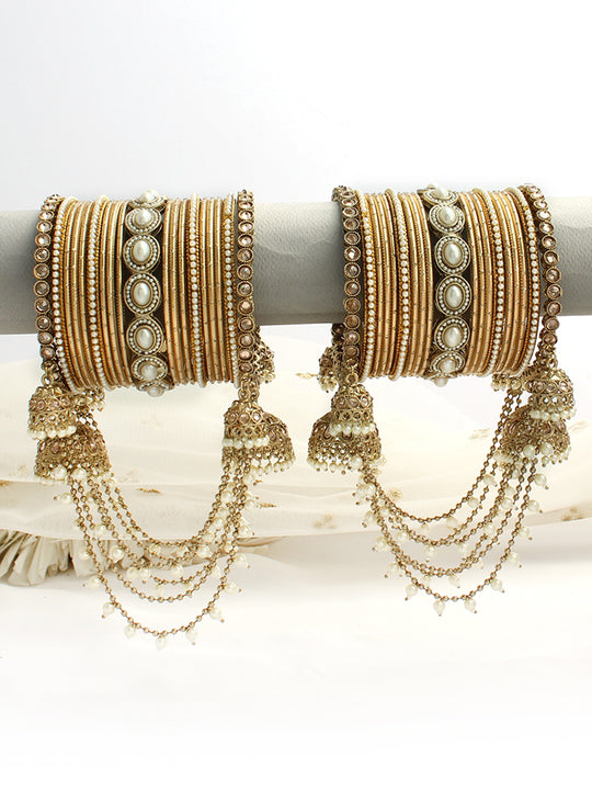 Heer Bangle Set / Stack-Gold