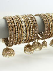 Sehar Bangle Set / Stack-Gold