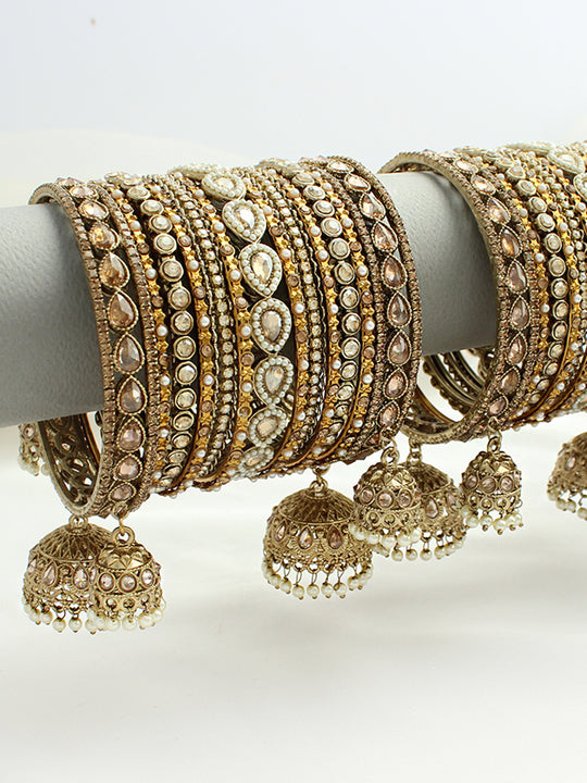 Sehar Bangle Set / Stack-Gold