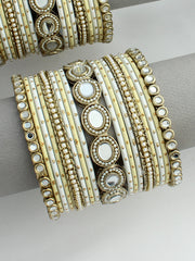 Sravya Bangle Set / Stack-Yellow