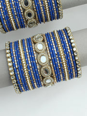 sai Bangle set / Stack -Blue 