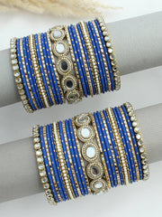 sai Bangle set / Stack -Blue 