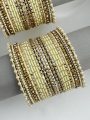 Maheen Bangle Set / Stack-Ivory 