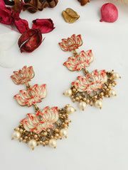 Kamal Earrings-Red