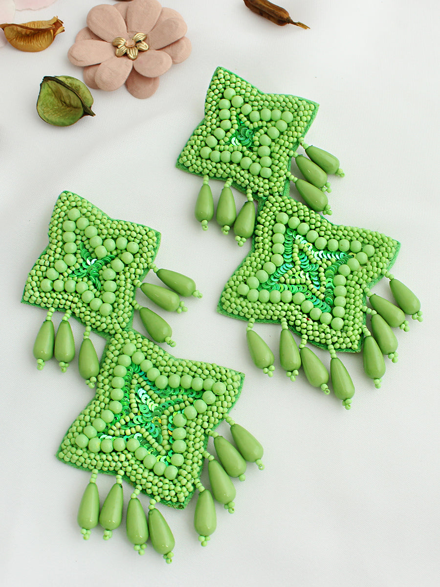 Roshina Earrings-Green
