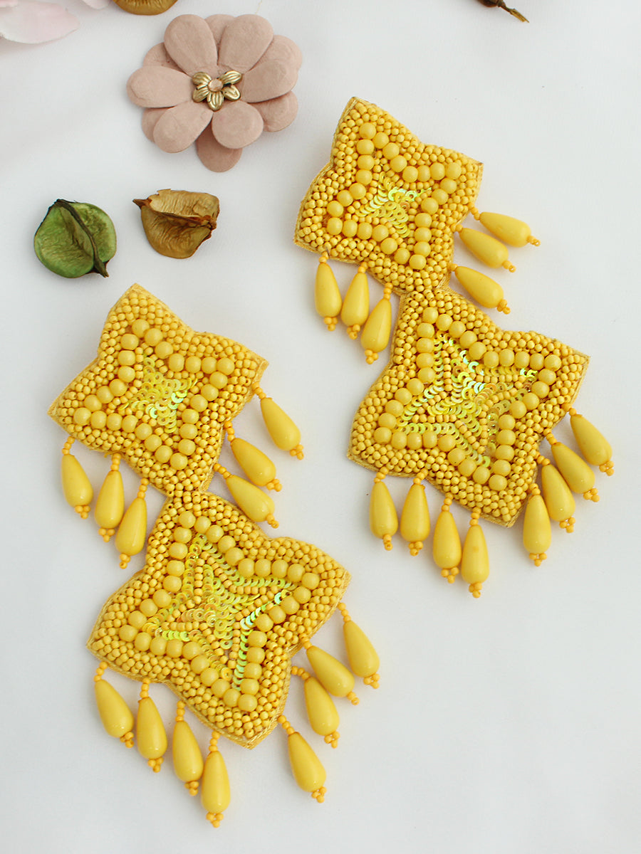 Roshina Earrings-Yellow