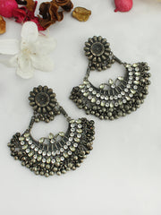 Risna Earrings-Antique Silver