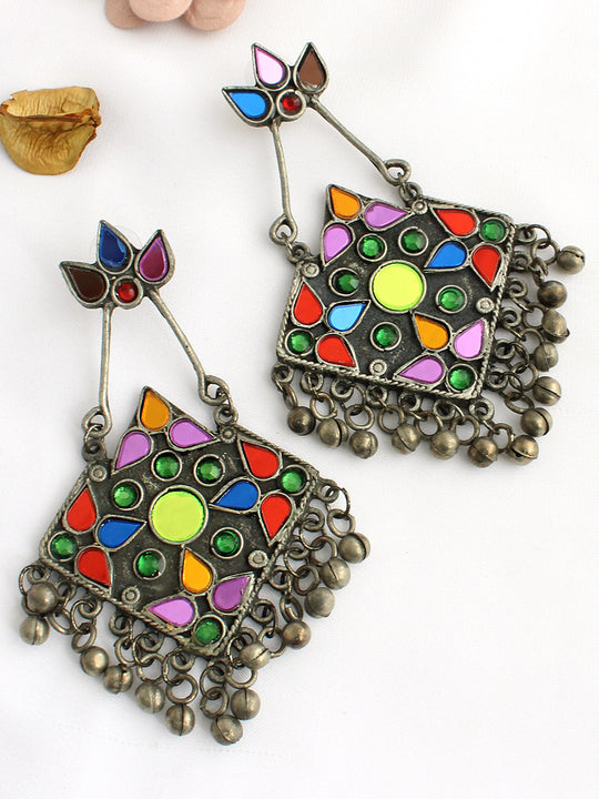 Kalindi Earrings-Multicolor