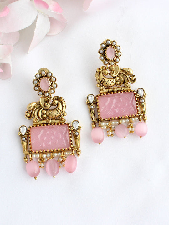 Ritika Earrings - Pastel Pik