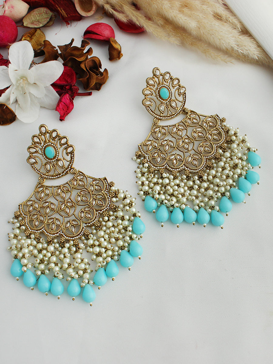 Ramsha Earrings-Turquoise