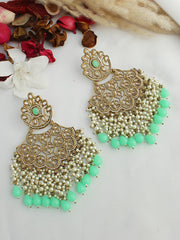 Ramsha Earrings-Mint Green